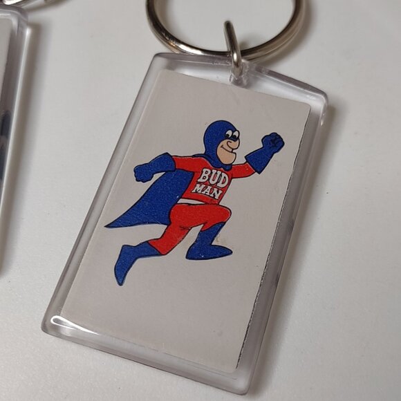 Set Of 2 Very Cool Bud Man Keychains - Picture 2 of 8